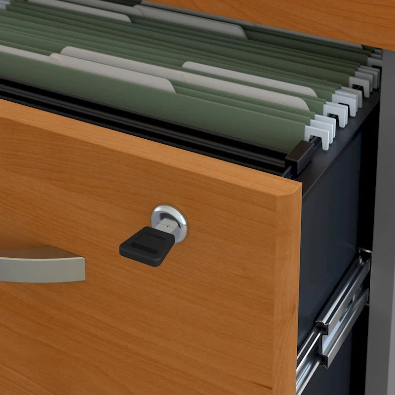 Bureau de direction en U de 183 cm avec tiroirs