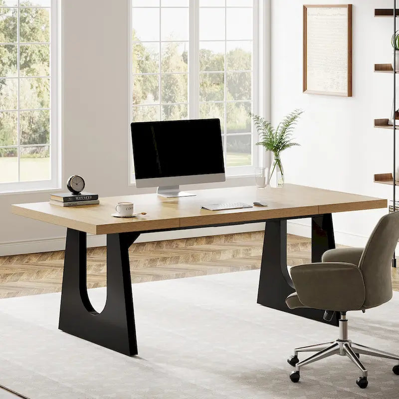 Bureau de direction rectangulaire de 70,9 pouces