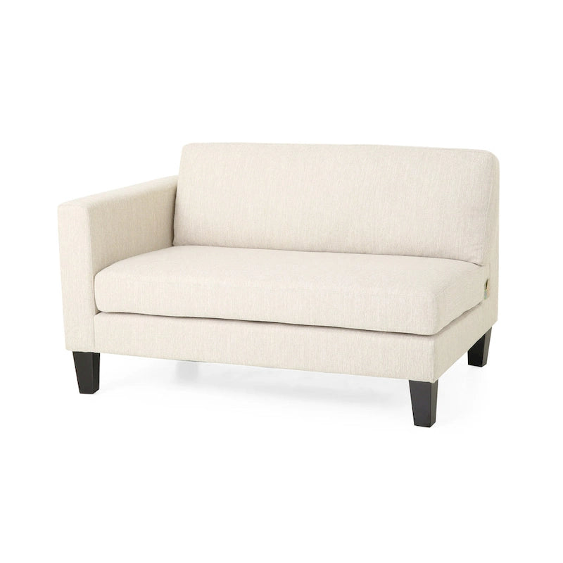 Canapé trois places de style moderne beige
