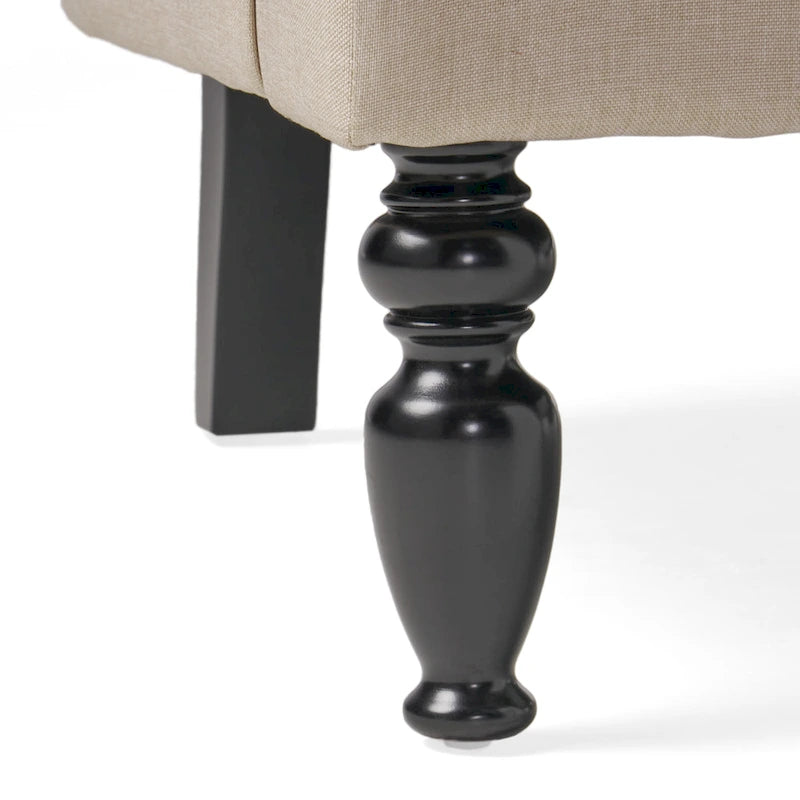 Fauteuil club capitonné