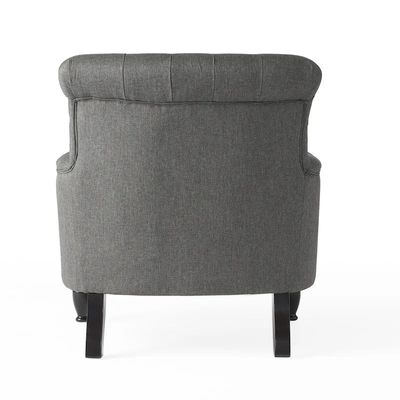 Fauteuil club capitonné
