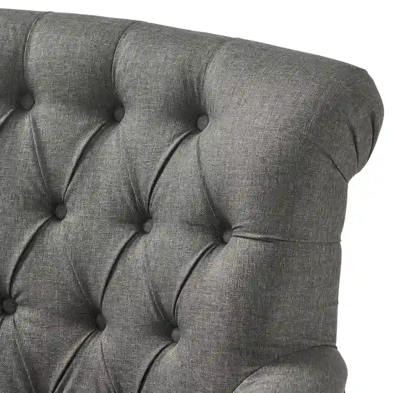 Fauteuil club capitonné