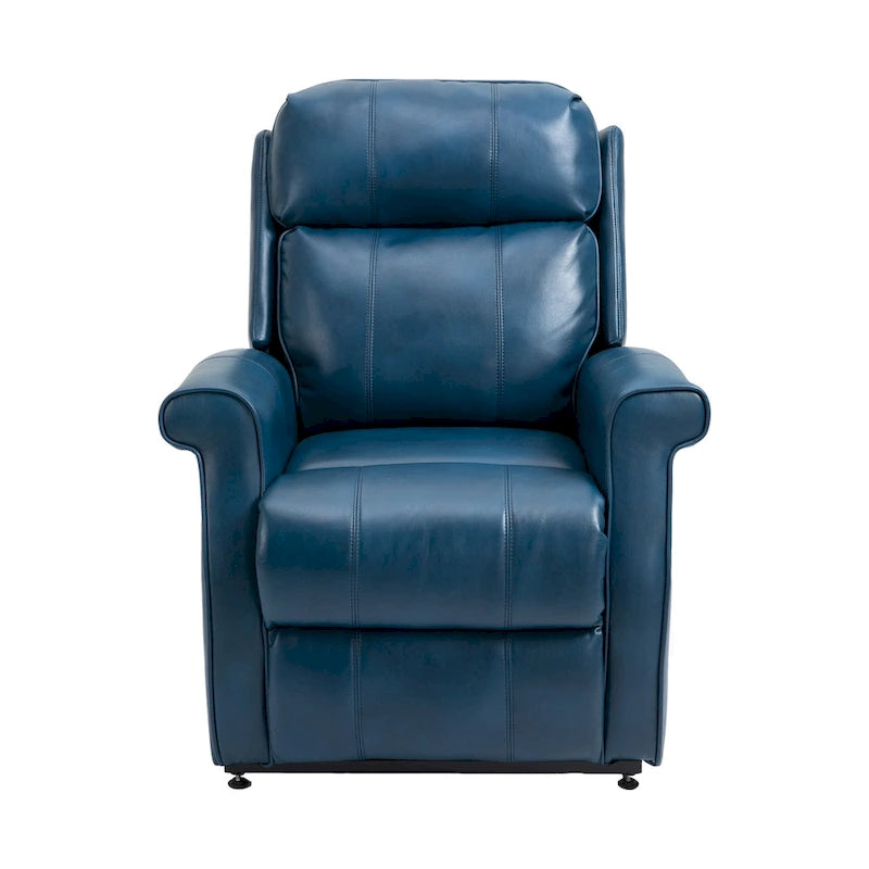 Fauteuil inclinable électrique en similicuir avec fonction releveur