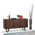 Buffet de 60 pouces de large rectangulaire de style industriel moderne