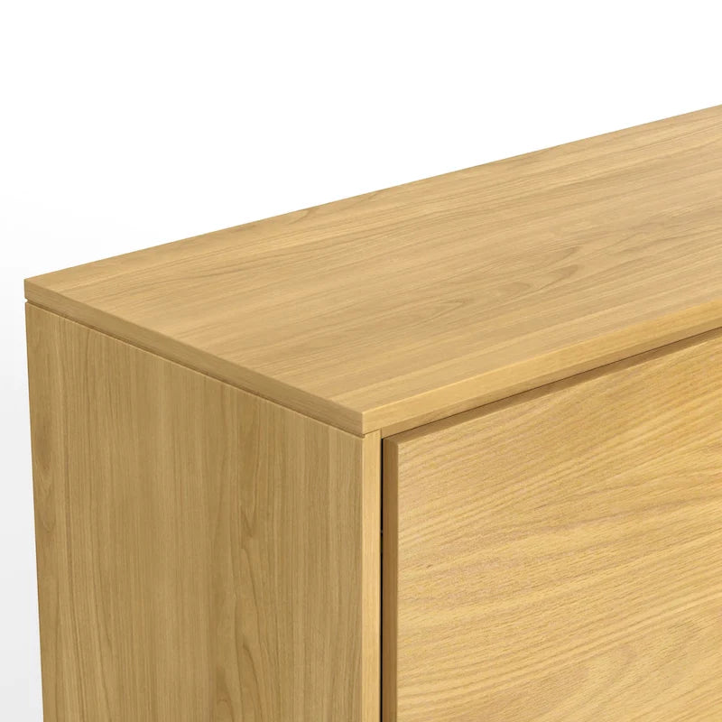 Buffet de 60 pouces de large rectangulaire de style industriel moderne