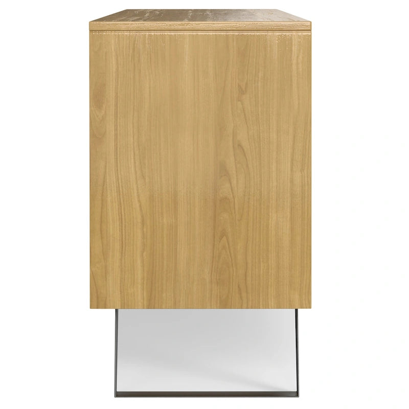 Buffet de 60 pouces de large rectangulaire de style industriel moderne