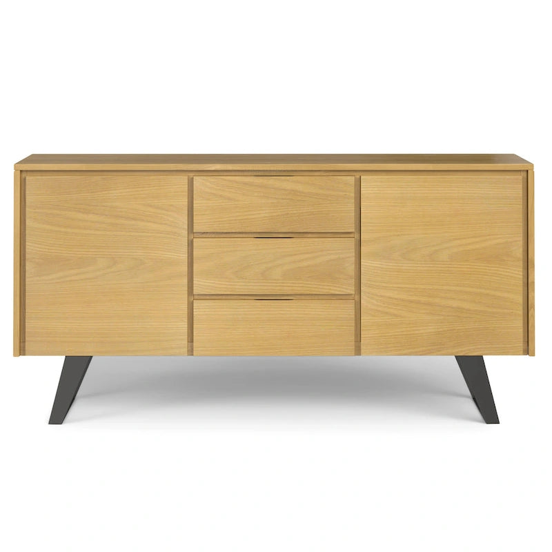 Buffet de 60 pouces de large rectangulaire de style industriel moderne