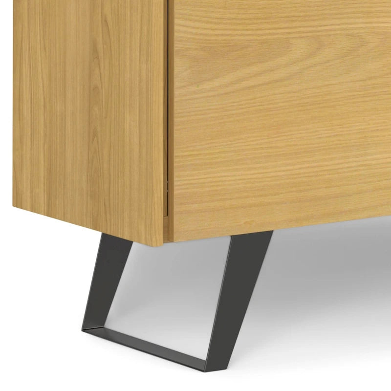 Buffet de 60 pouces de large rectangulaire de style industriel moderne