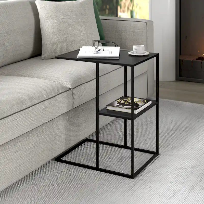 Table d'appoint rectangulaire large de 20 po
