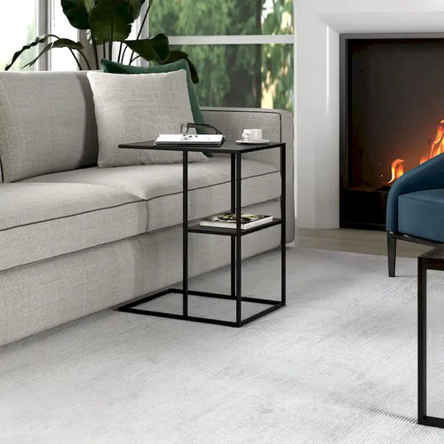 Table d'appoint rectangulaire large de 20 po