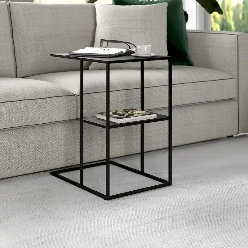 Table d'appoint rectangulaire large de 20 po