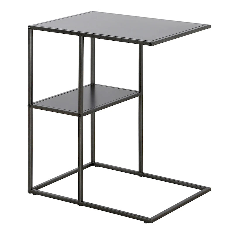 Table d'appoint rectangulaire large de 20 po