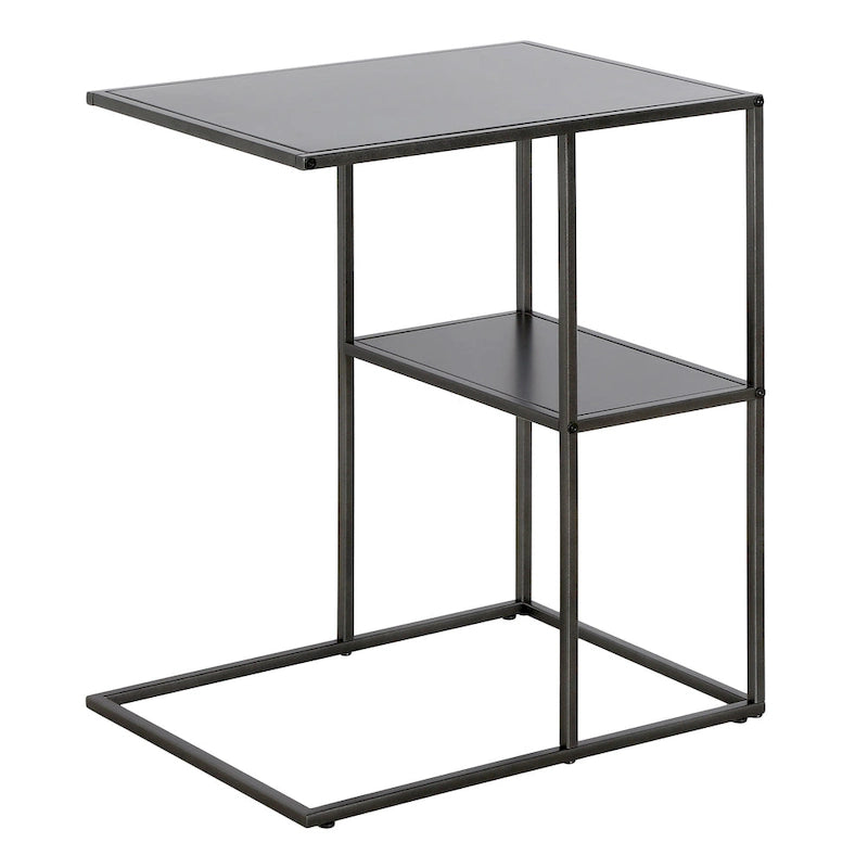 Table d'appoint rectangulaire large de 20 po