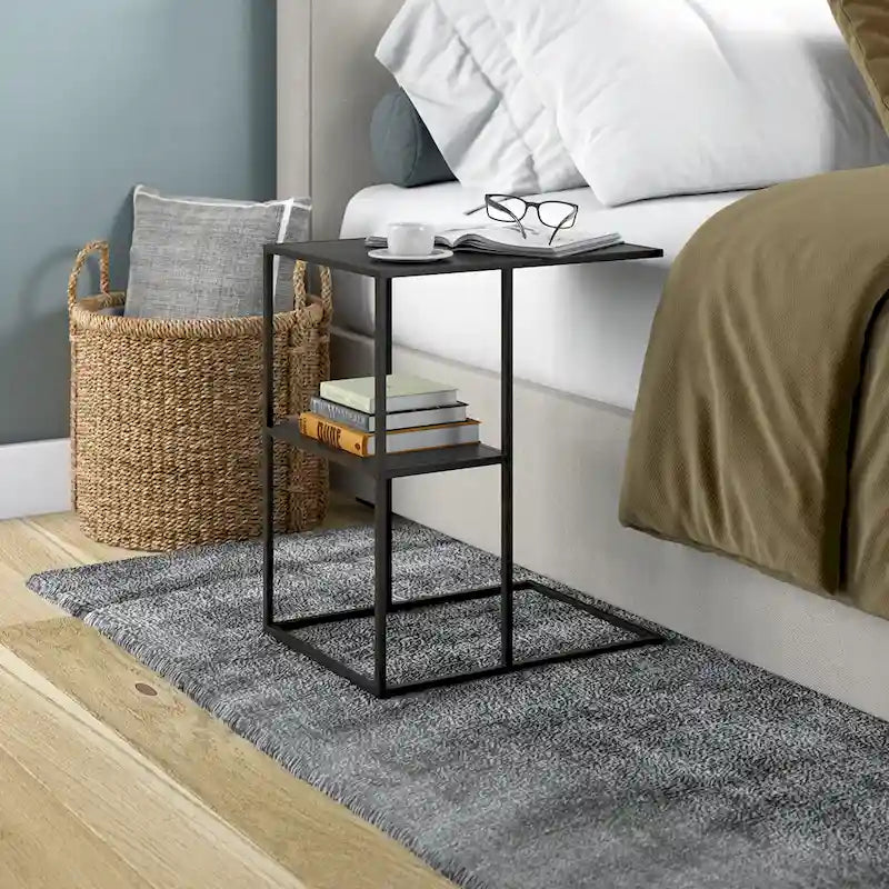 Table d'appoint rectangulaire large de 20 po