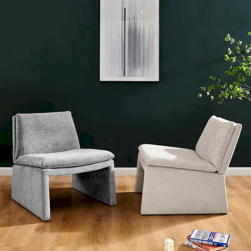 Fauteuil d'appoint en chenille