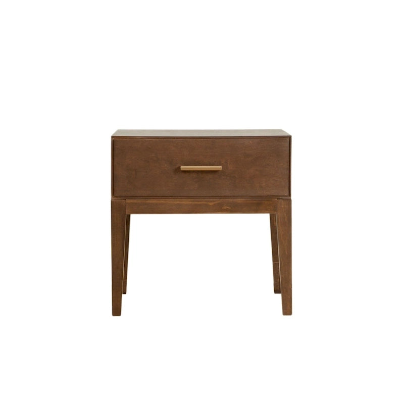 Lit moderne en bois massif
