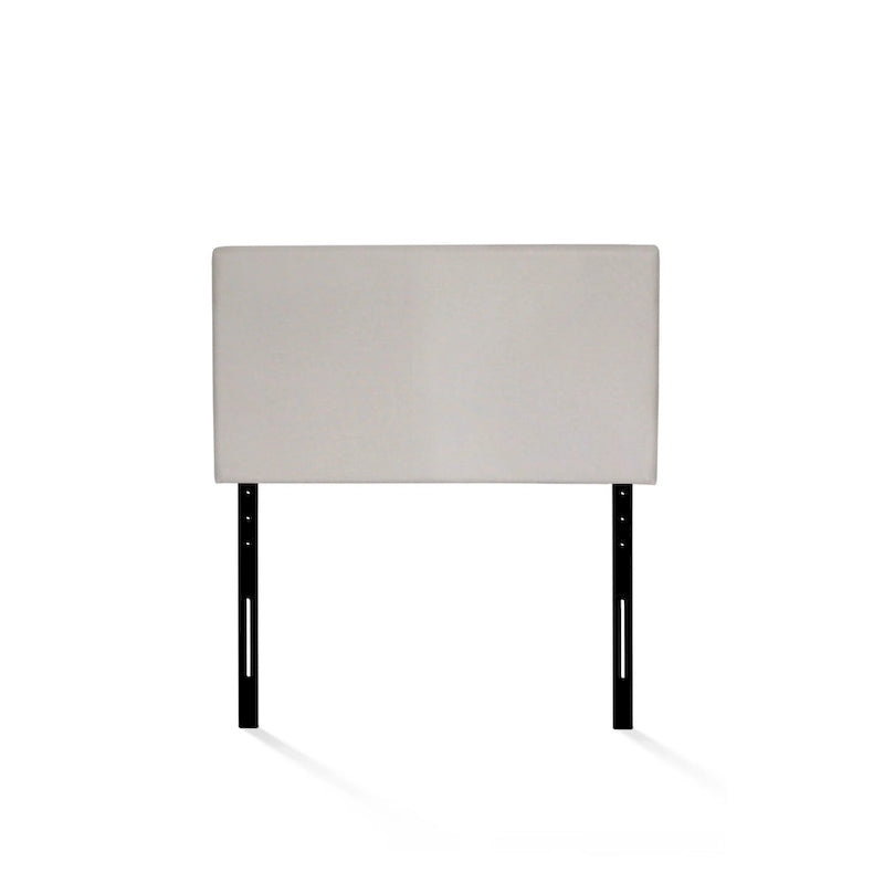 Tête de lit gris brouillard uni