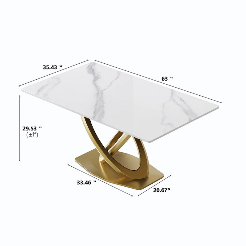 Table de salle à manger de style moderne