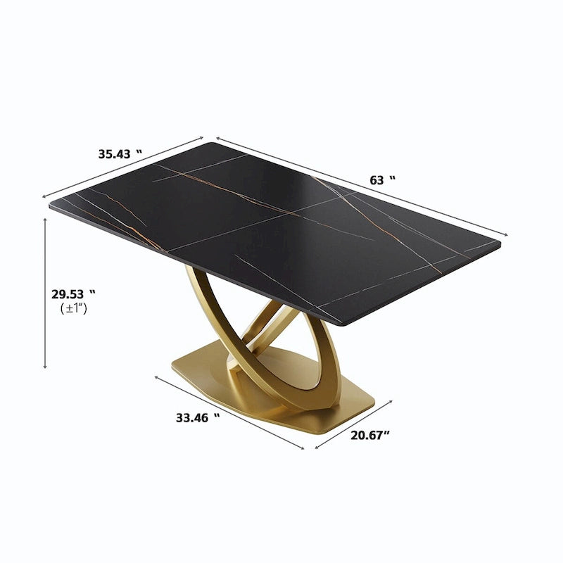 Table de salle à manger de style moderne