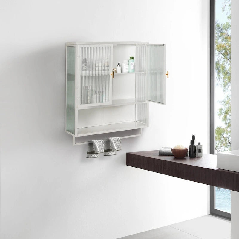 Élément mural moderne de 60 cm avec porte vitrée