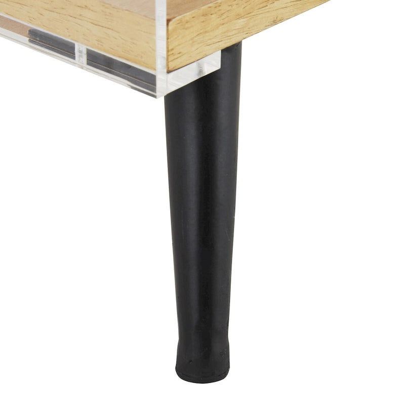Table d'appoint en acrylique à niveau unique