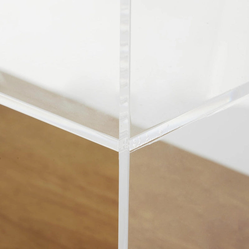 Table d'appoint en acrylique à niveau unique