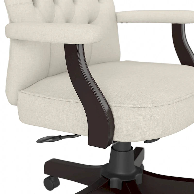 Fauteuil de bureau à dossier haut avec accoudoirs